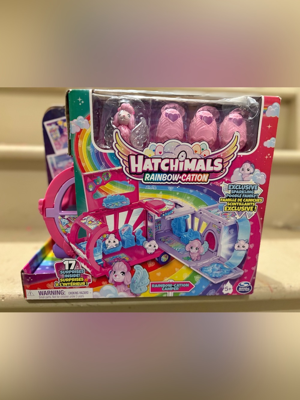 Hatchimals Rainbow-Cation Camper Playset - Pink